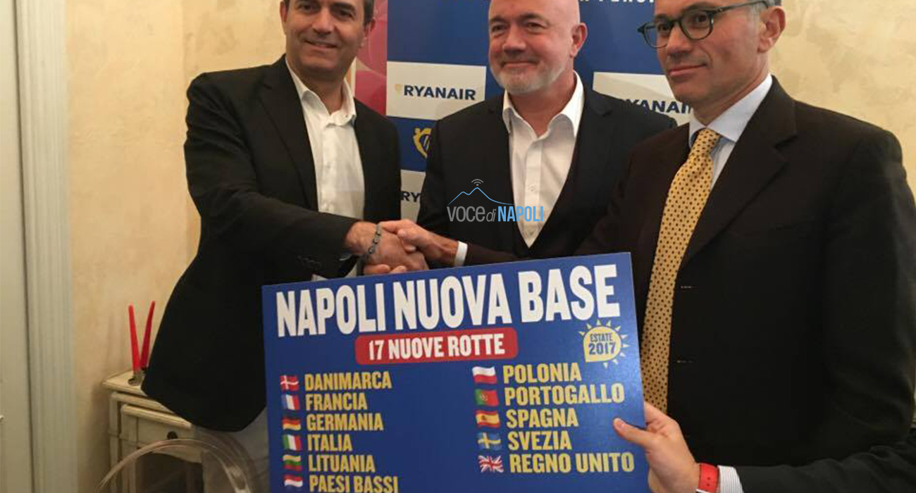 Ryanair, nuova rotta da Napoli per Barcellona: si parte dal 26 marzo 2017