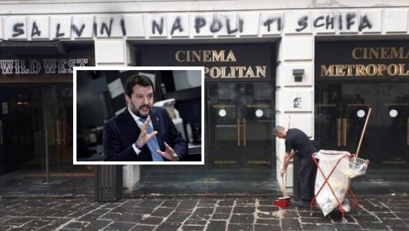 Napoli, Salvini oltre le proteste: "5 termovalorizzatori per la Campania"