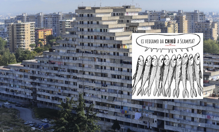 Napoli, le 'Sardine' hanno scelto Scampia per il proprio congresso