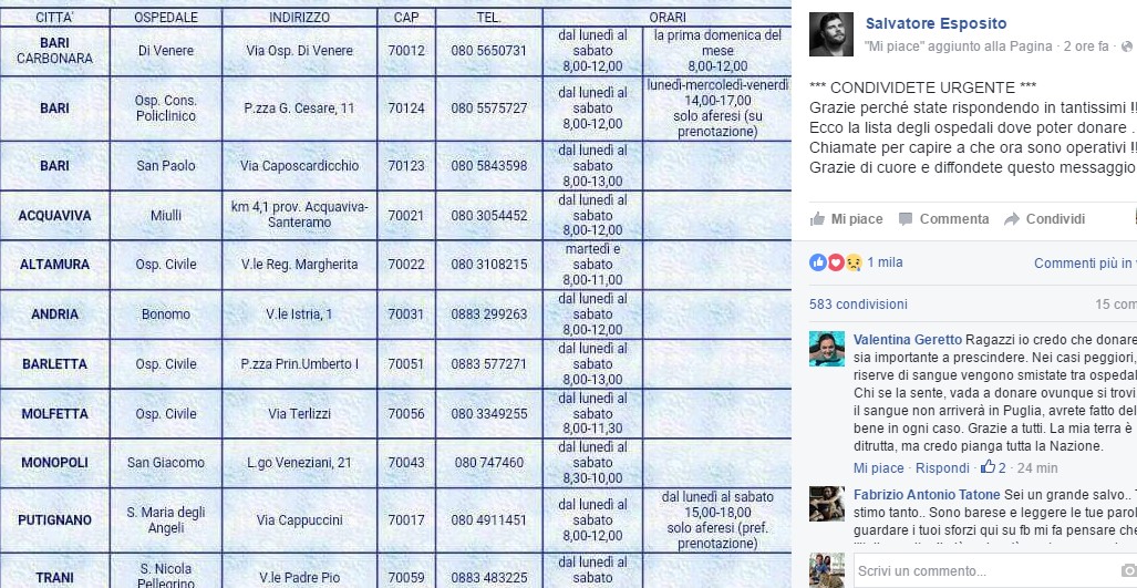 scontro tra treni puglia