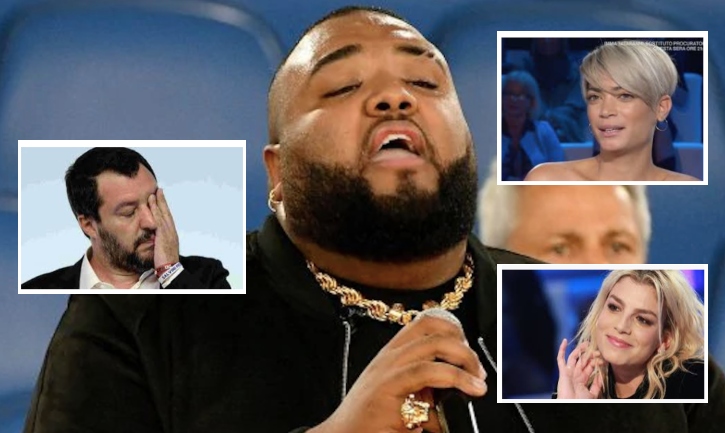 Elodie ed Emma hanno risposto duramente e con ironia al tweet che il leader della Lega ha pubblicato contro Sylvestre