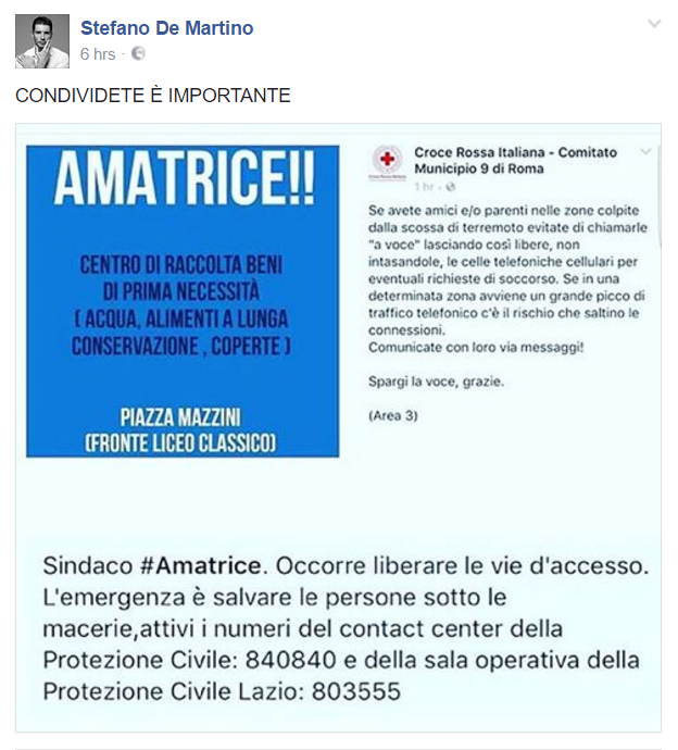 terremoto-solidarietà-vip