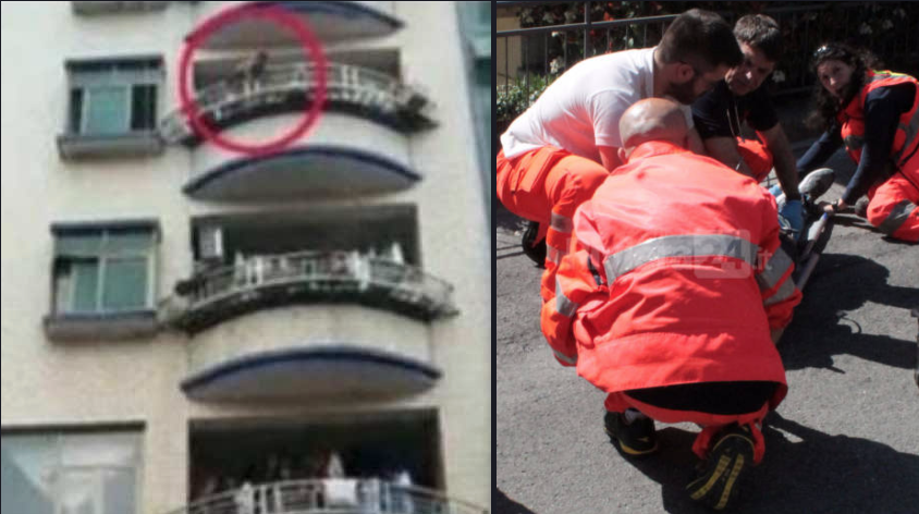 19enne cade dal balcone a Napoli