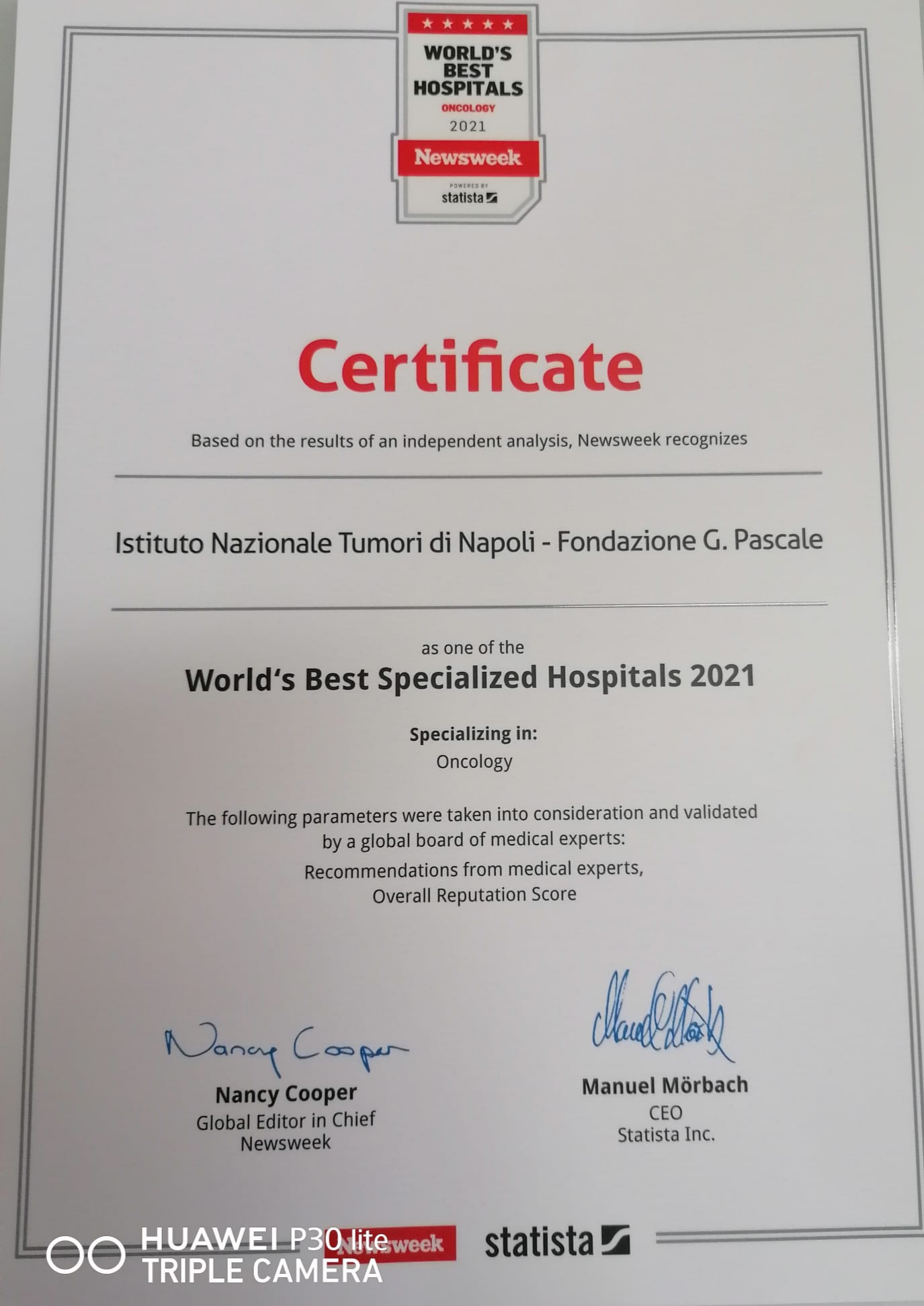 Nella classifica Newsweek c'è anche il Pascale: l'ospedale napoletano tra i migliori 50 al mondo