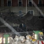 Lungomare di Napoli dopo il temporale