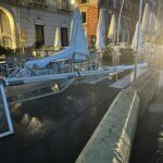 Lungomare di Napoli dopo il temporale