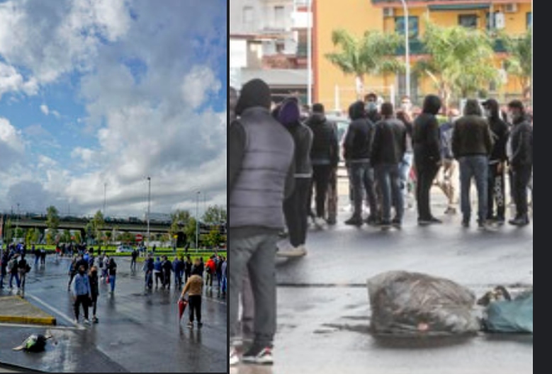 Arzano, continua la protesta contro il lockdown: strade bloccate