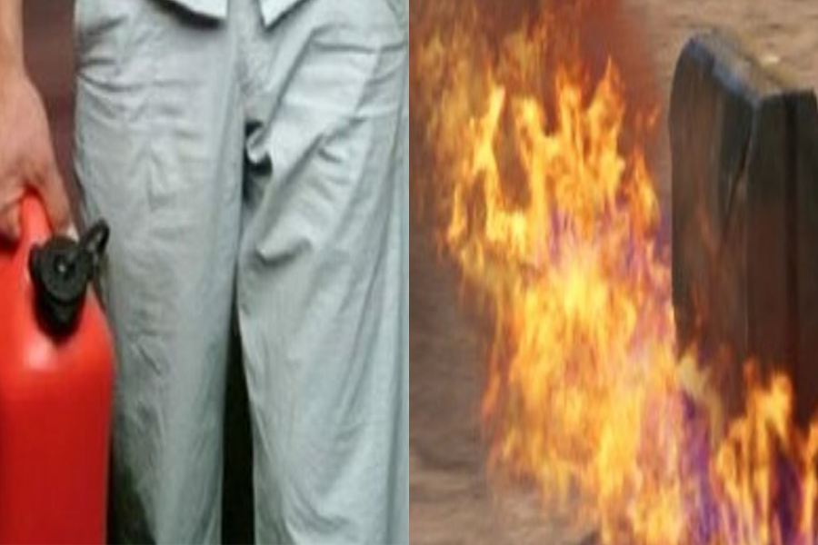 Dà fuoco all'officina