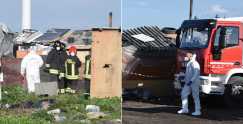 Due fratellini uccisi dalle fiamme nel campo rom