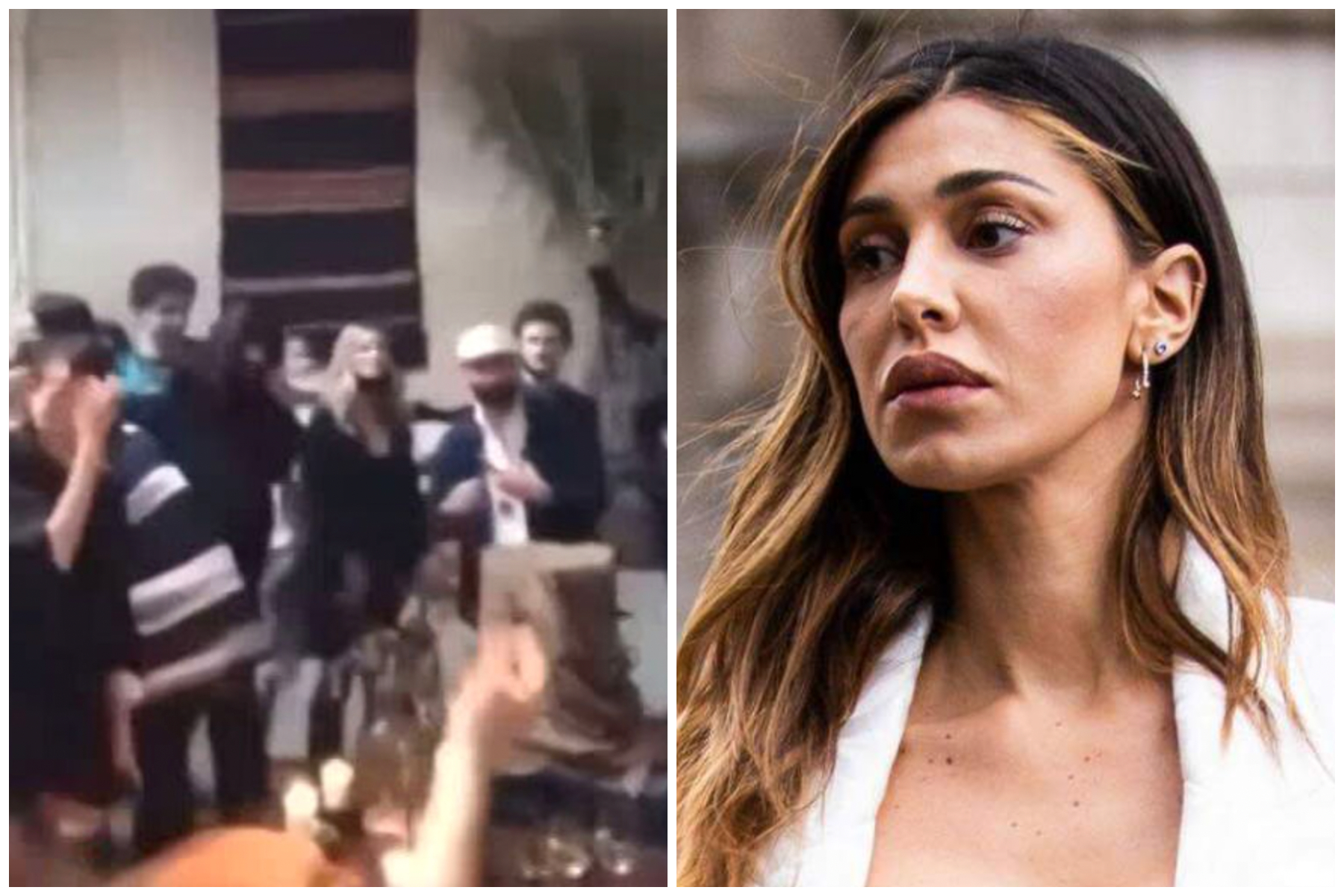 Bufera per Belen, partecipa alla festa dove tutti ballano senza mascherina