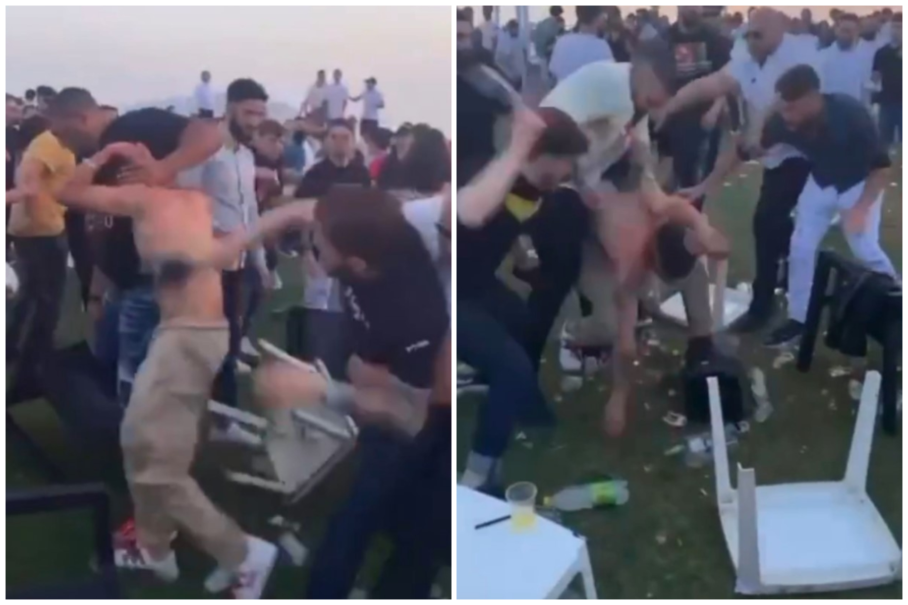 Follia a Giugliano, party in spiaggia si trasforma in una maxi rissa