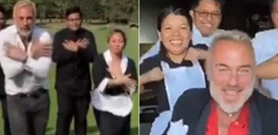 Gianluca Vacchi accusato dalla colf