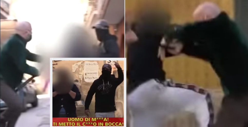 Luca Abete aggredito