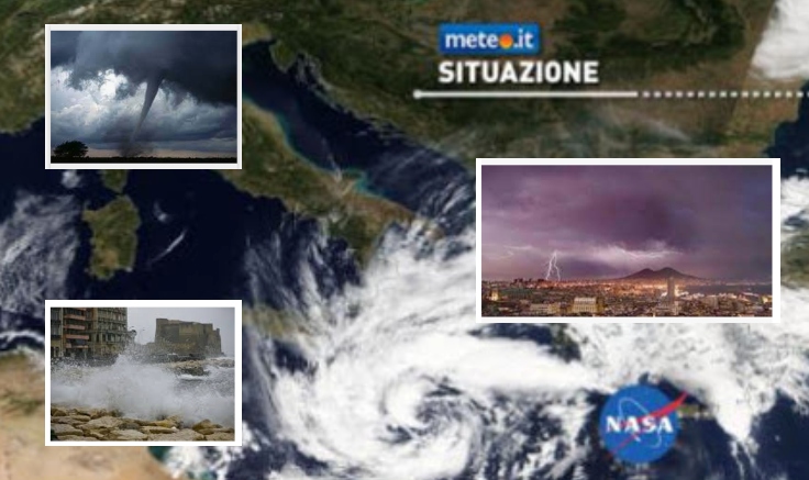 Meteo al Sud, in arrivo un ciclone tropicale: porterà temporali e bufere