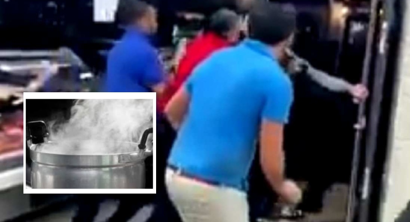 Pranzo folle in Campania, dopo la lite gli lancia in faccia la pentola con l'acqua bollente