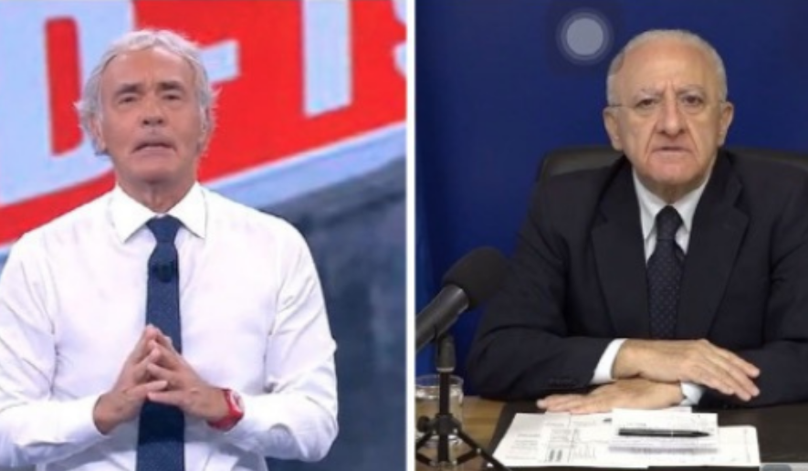 'Caso Campania', dopo la denuncia Giletti attacca De Luca: ""
