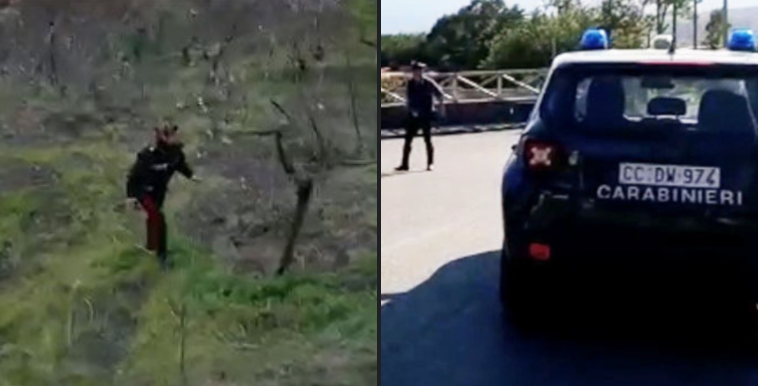 Anziano cade in un dirupo alle pendici del Vesuvio, salvato dai Carabinieri