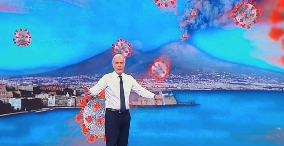 Giletti chiede scusa per il Vesuvio 'erutta-covid': "Non era razzismo"