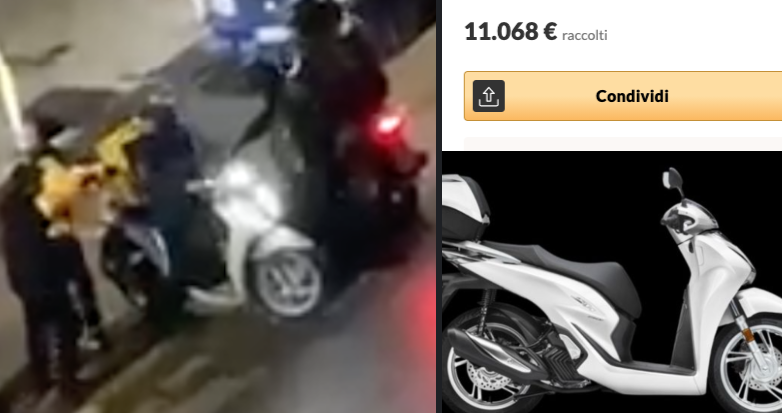 Picchiato e rapinato, grande solidarietà a Napoli: raccolti 10mila euro per il rider aggredito