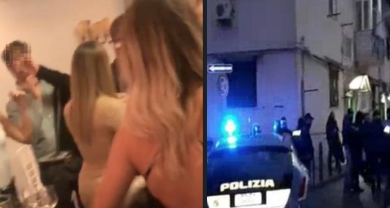 Napoli, festa e alcol senza mascherine: 'blitz' della polizia in casa, agenti presi a calci e pugni