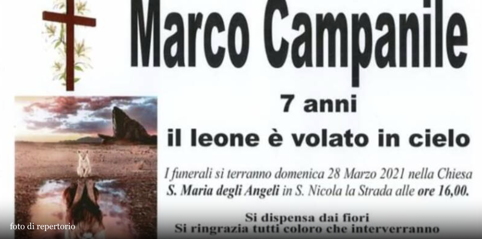 Ennesima vittima della Terra dei Fuochi: Marco Campanile muore a soli 7 anni