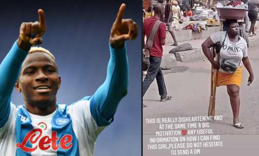 Il gesto di Viktor Osimhen