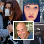 Il dolore della mamma di Elena Gioia al funerale del marito Aldo