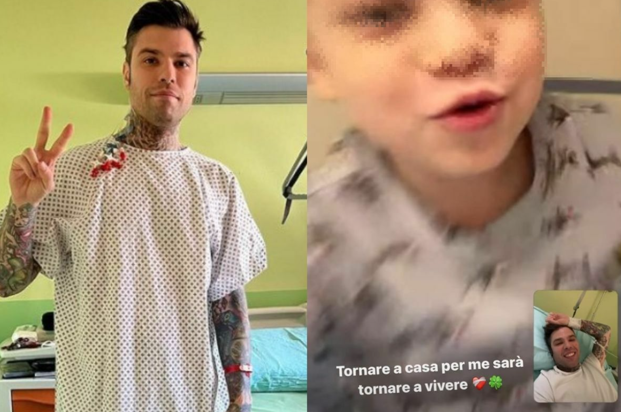 fedez videochiamata leone