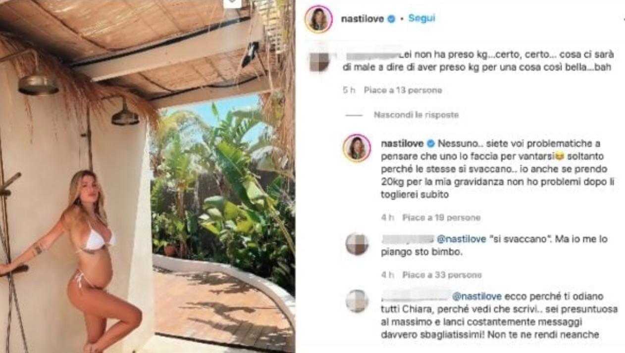 Chiara Nasti offende