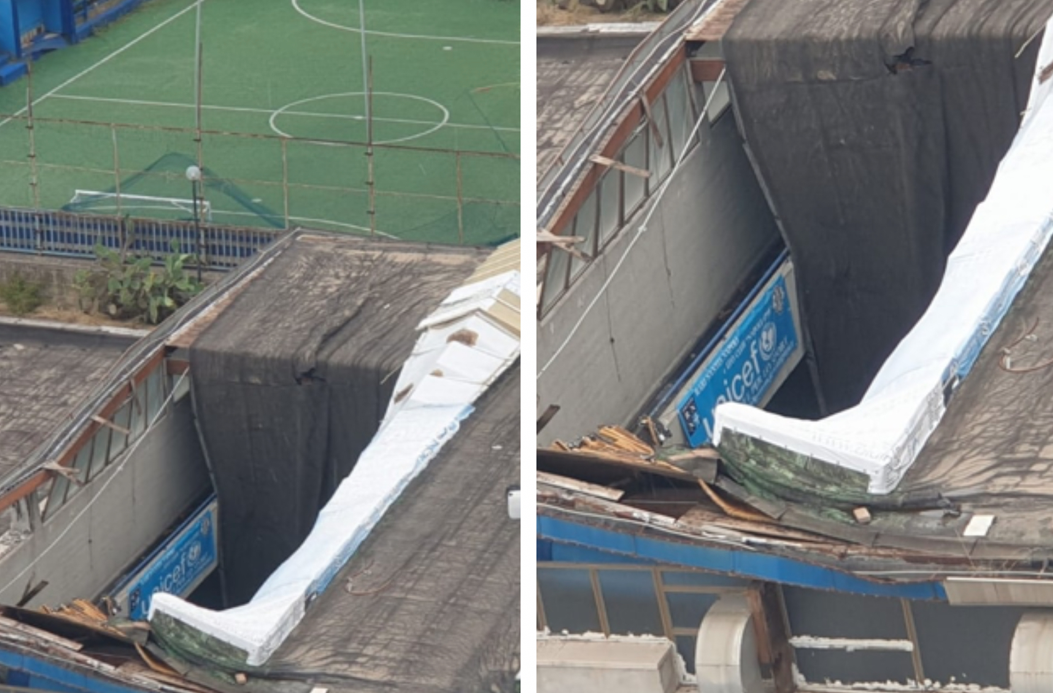 Crollo tetto Poggioreale