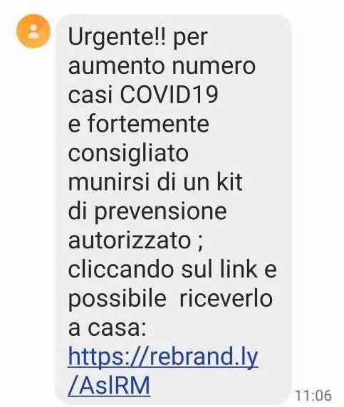 Coronavirus, finti sms per ricevere a casa kit anti-covid: è una truffa