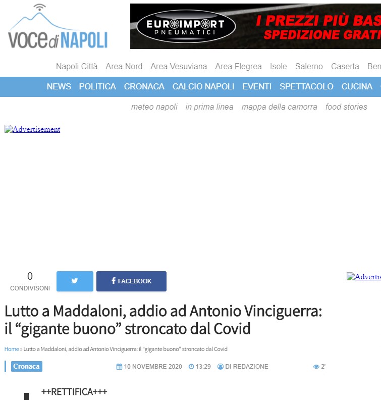 rettifica