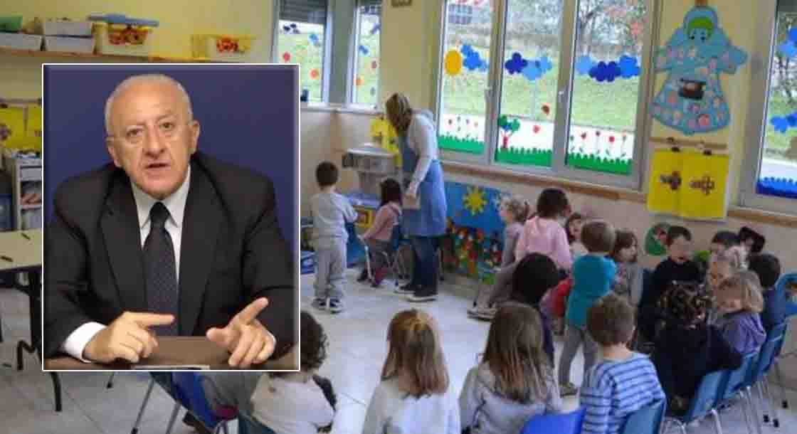 Coronavirus, in Campania arriva nuova ordinanza: chiudono anche le scuole materne