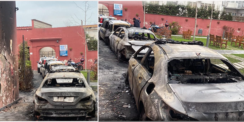 incendio auto municipale pomigliano