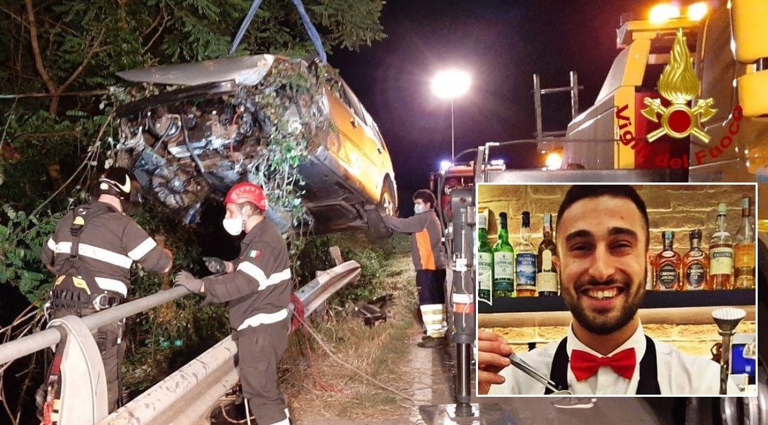 Automobile cade in una scarpata, muore un giovane di 26 anni: si chiamava Jacopo Bachetti 