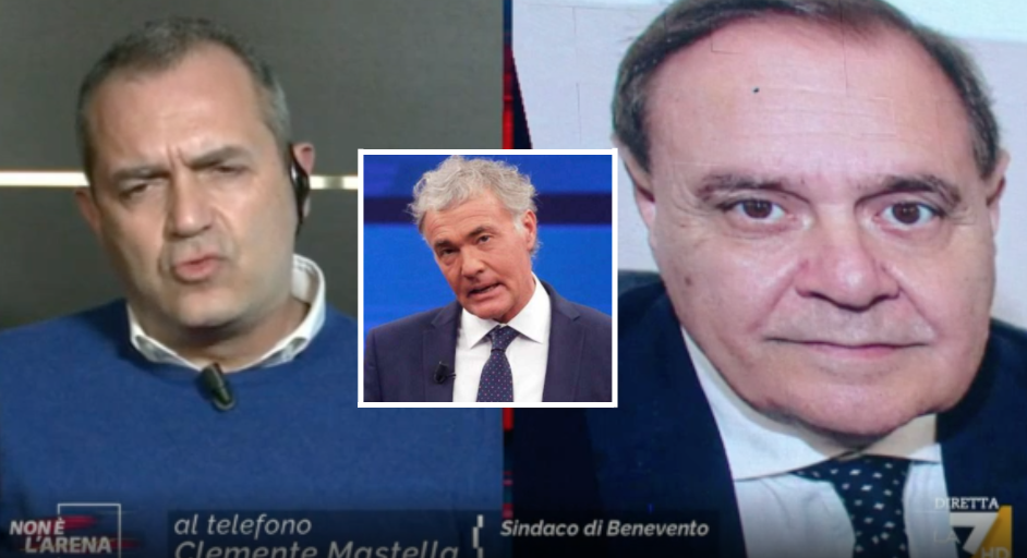 Lite da Giletti tra De Magistris e Mastella