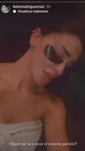 messaggio belen rodriguez