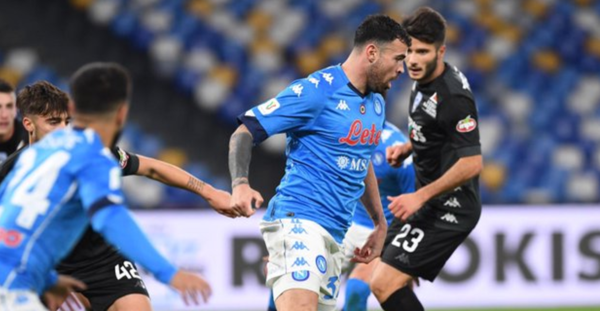 Coppa Italia: il Napoli soffre, batte l'Empoli e si qualifica ai quarti 
