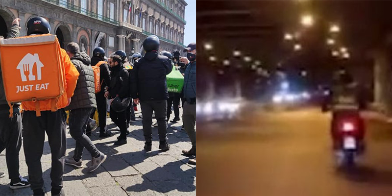 In centinaia in strada per chiedere di tornare a lavorare   Dopo un dialogo con le forze dell'ordine, una parte di corteo ha proseguito la manifestazione