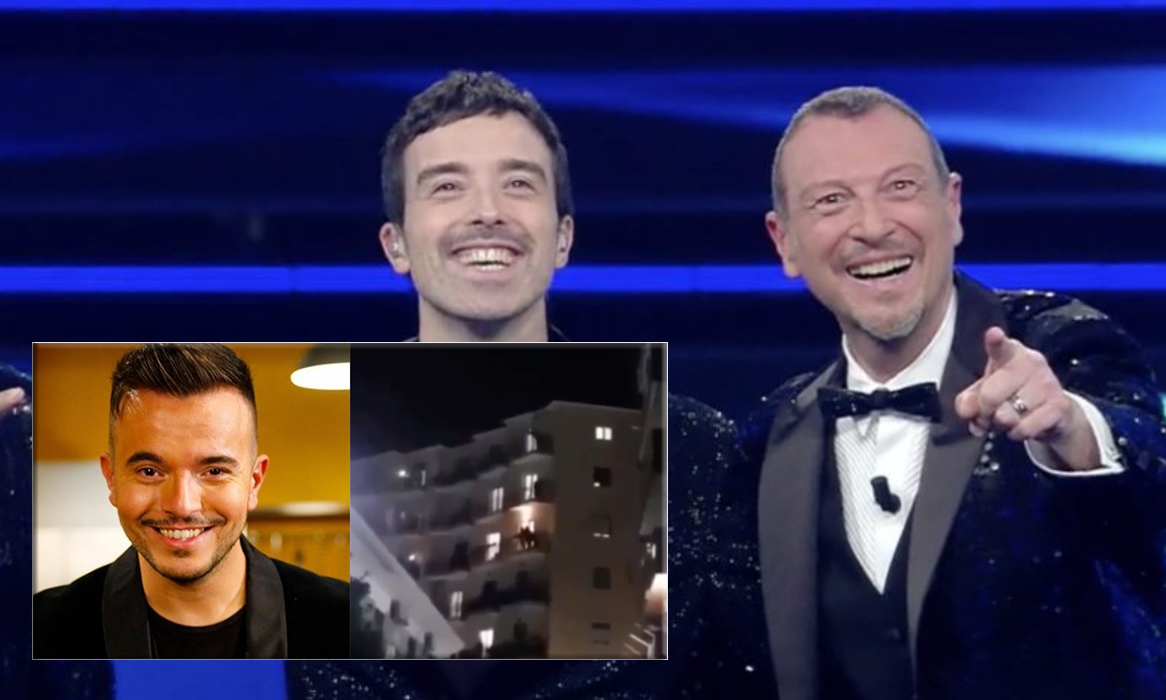 Festival di Sanremo, 'scivolone' di Amadeus: "Brano Diodato la canzone del lockdown". L'accusa: "E' Abbracciame" 