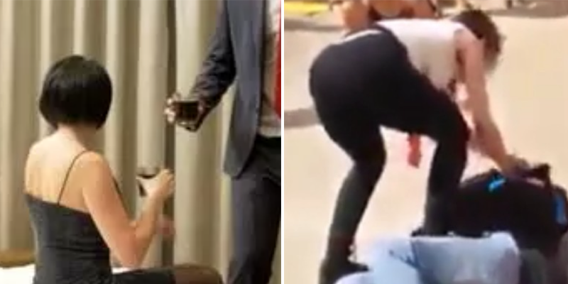 tradisce marito poi l'aggredisce