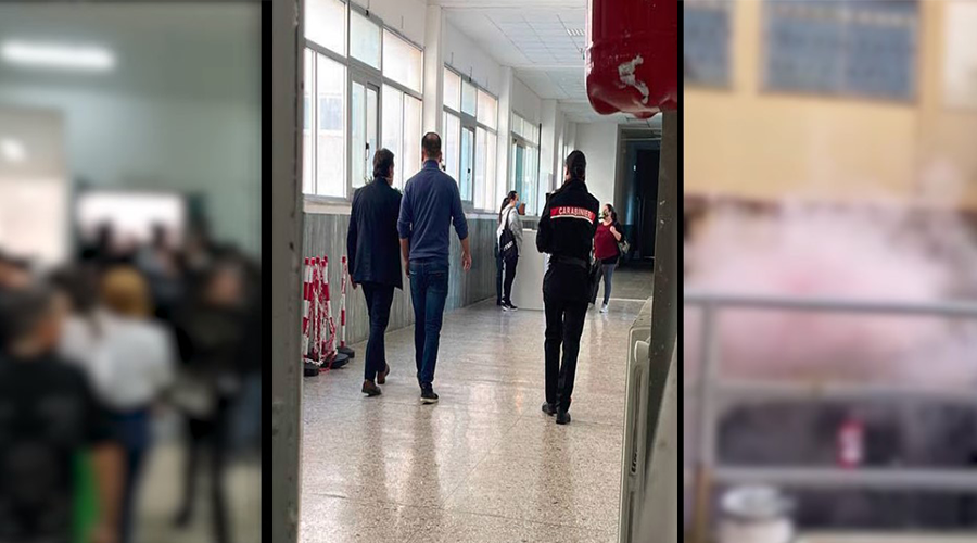 vandalismo istituto rossini bagnoli