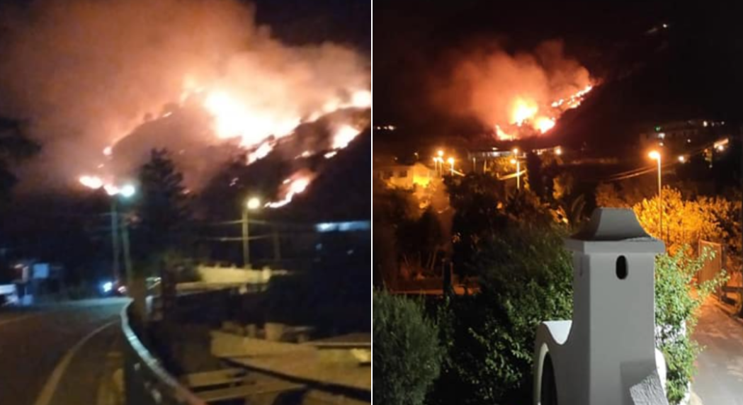 Incendio a Ischia