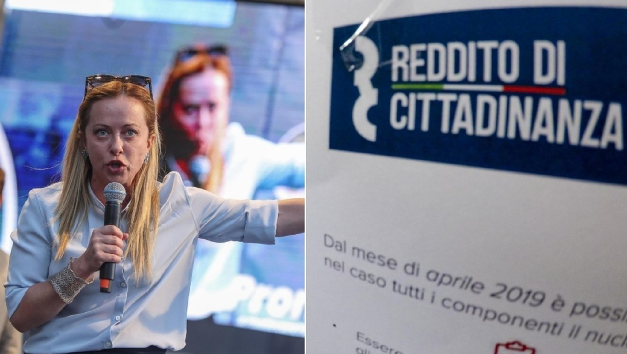 Nuovo governo Meloni: è possibile abolire il reddito di cittadinanza? "C'è una data, solo nel 2024 ma sarà in vigore nel 2025"