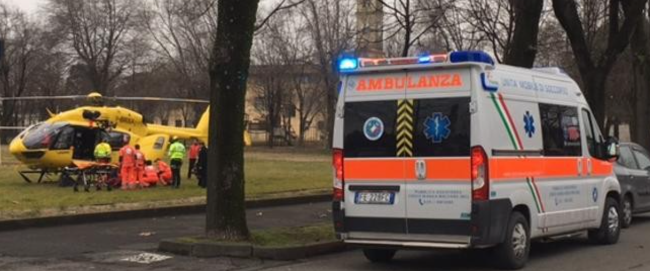 investito bimbo passeggino