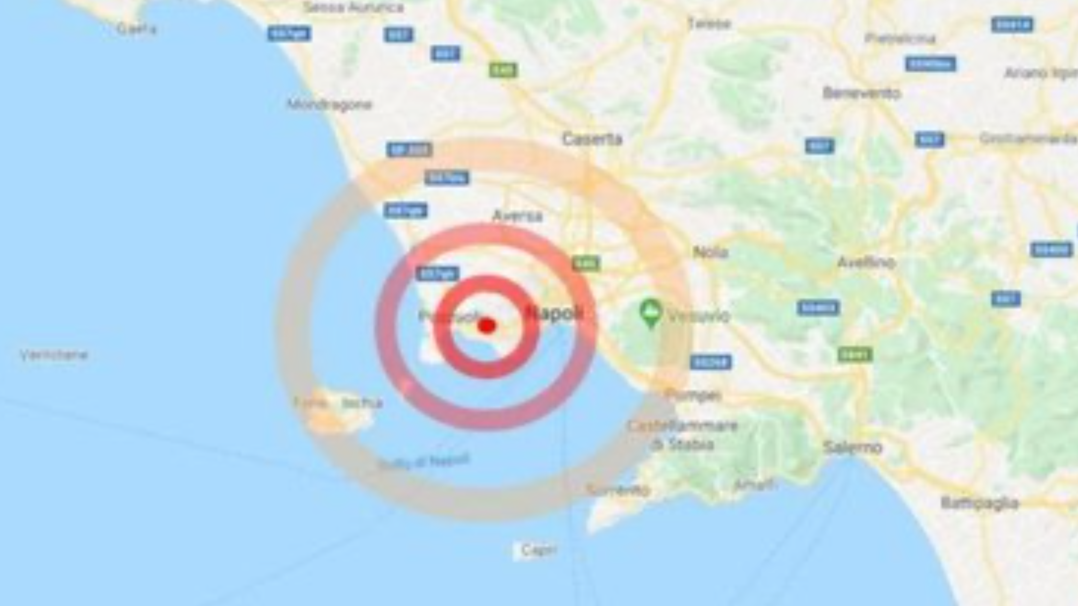 terremoto a napoli oggi