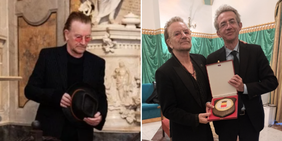 Bono incantato dalle bellezze di Napoli e dal San Carlo