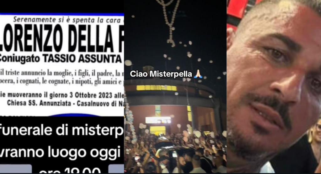 Funerali Mister Pella Pazzo L Uscita Del Feretro Fiume Di Persone Lacrime E Palloncini Voce